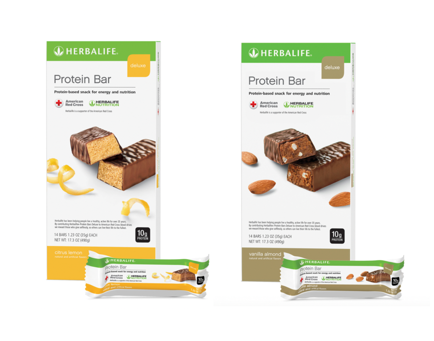 Herbalife Protein Bar Deluxe 2 Flavor