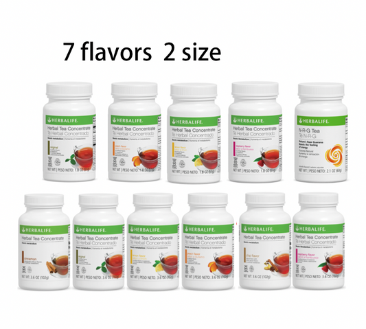 Herbalife Herbal Tea Concentrate 6 Flavor 2 size